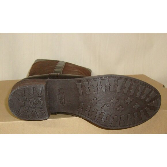 UGG Cassis Lodge Leather Tall Riding Style Boots Women's Size US 9 NEW - Picture 8 of 8